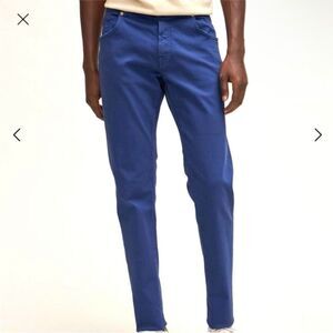 MARCO PESCAROLO | NEW Bright Blue Nerano M18 Trousers Men’s Size 48 (US 32)